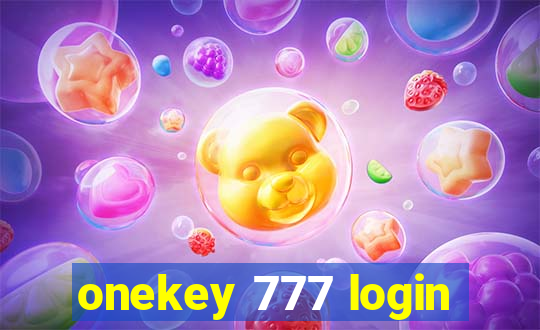 onekey 777 login